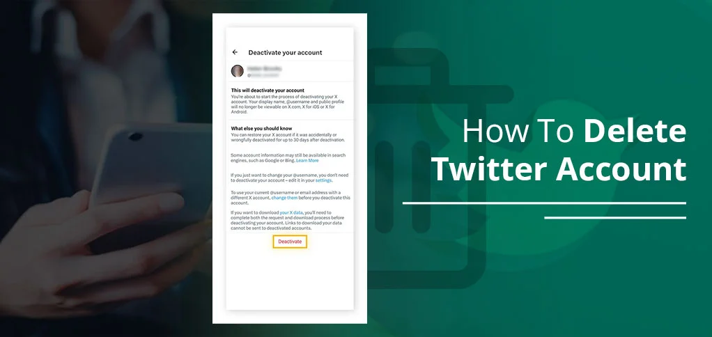 How To Delete Twitter Account