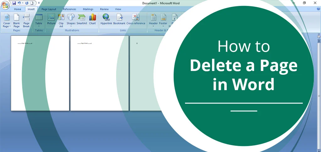 how to delete a page in Word